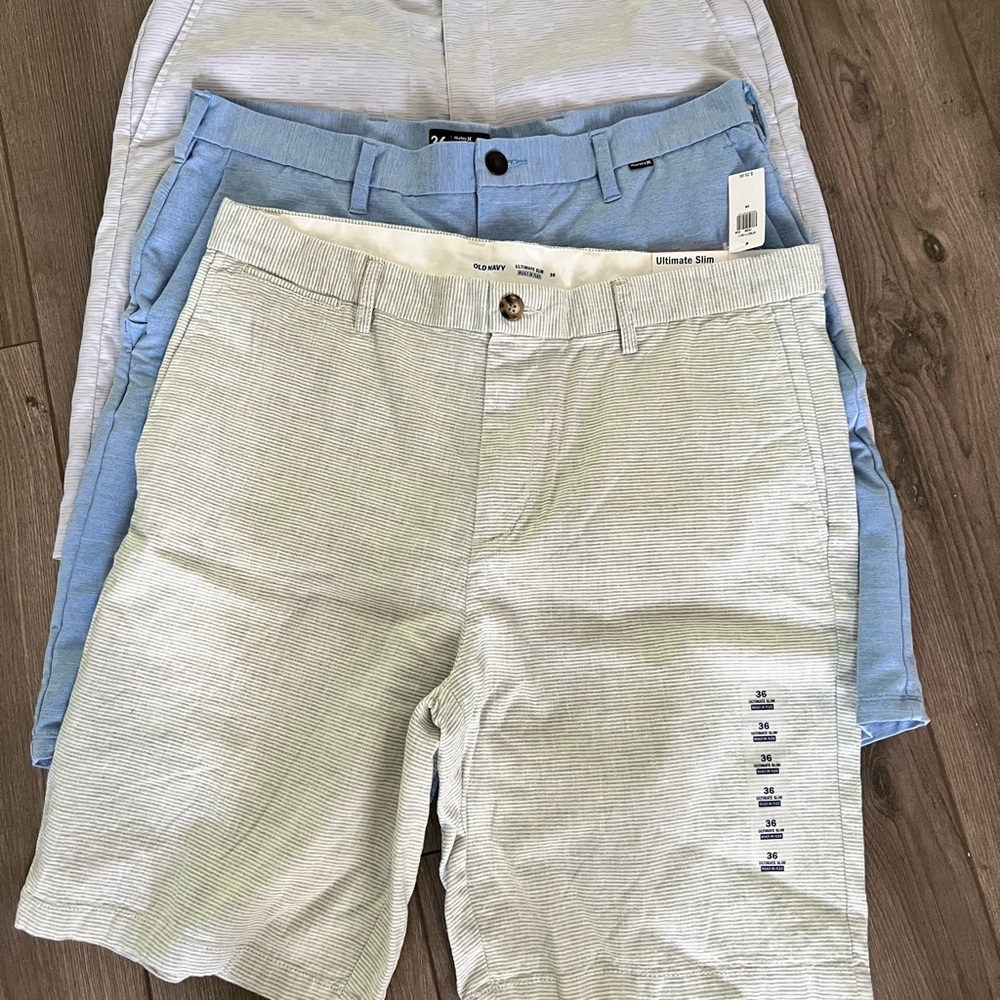 Bundle of 3 pairs Mens shorts size 36